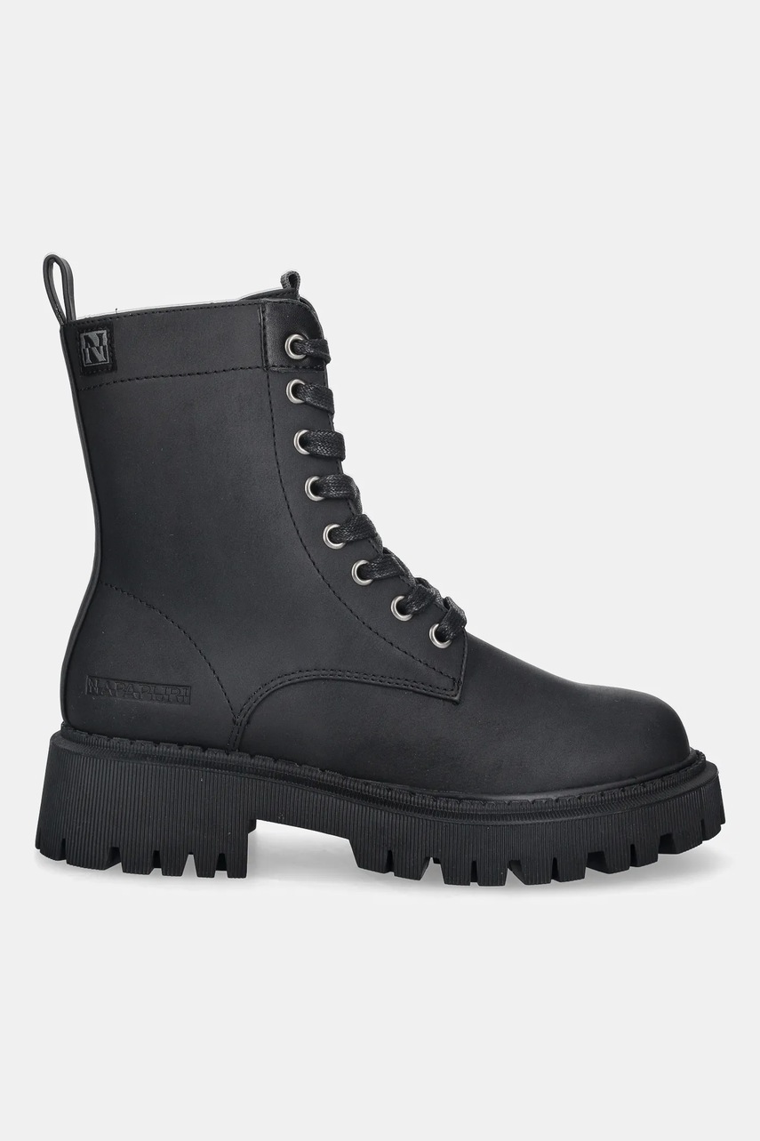 Полусапоги Napapijri F4LIORN01/SIN цвет чёрный на плоском ходу NP0A4IKECO 041