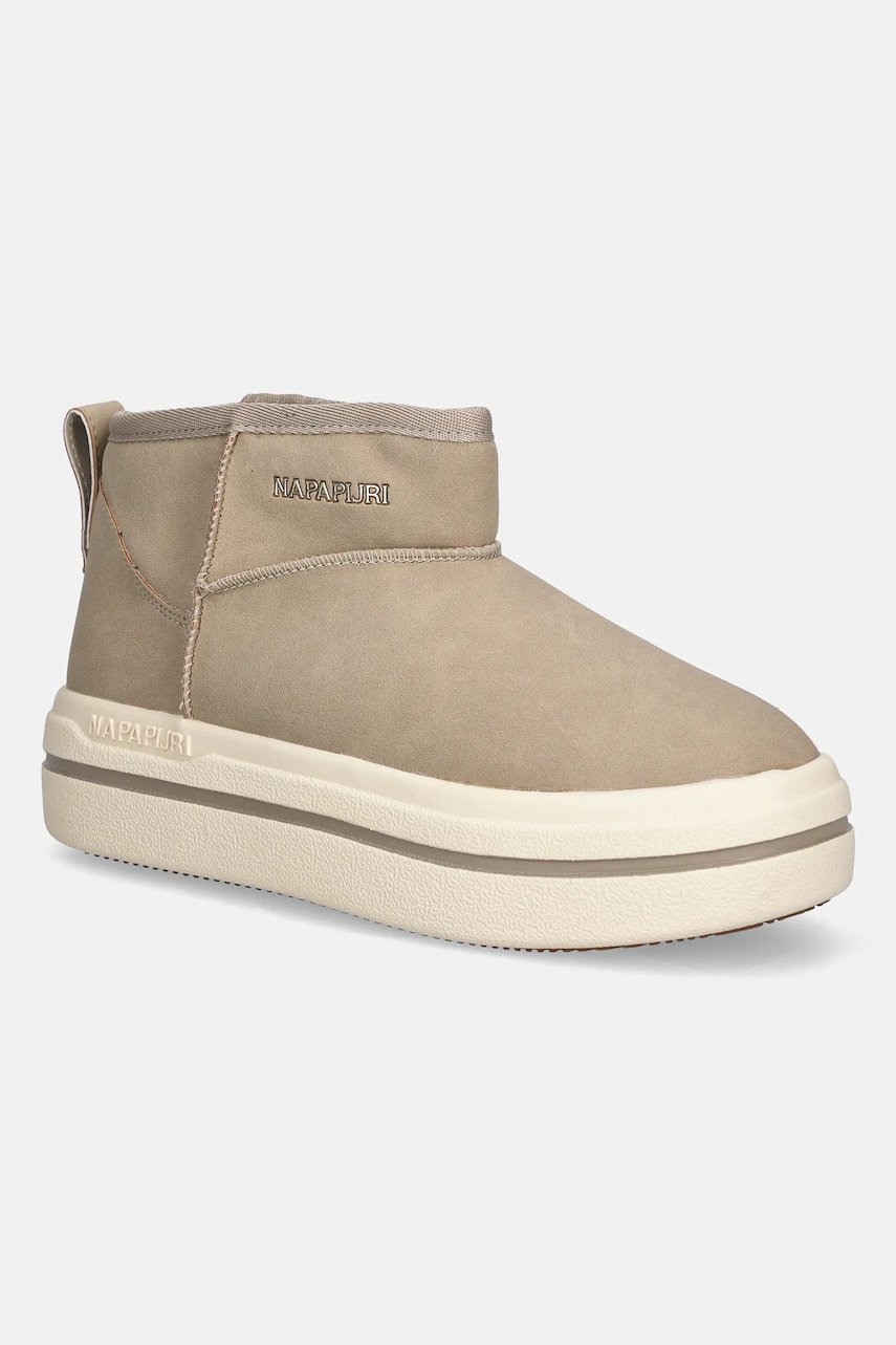 Napapijri cizme de iarnă F5GLACIER01/MIC culoarea bej, NP0A8911 NB4