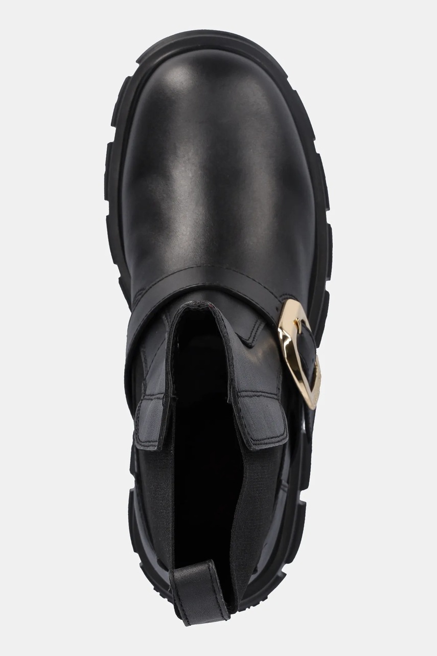 Δερμάτινες μπότες τσέλσι Love Moschino φωτογραφία