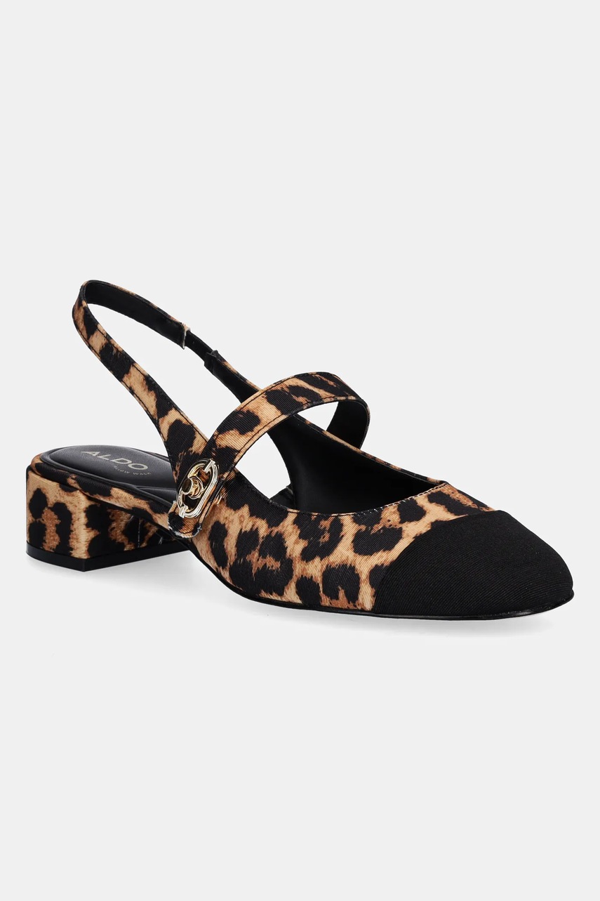 Aldo pumps AGATHE culoarea maro, cu toc drept, cu toc deschis, 14051760