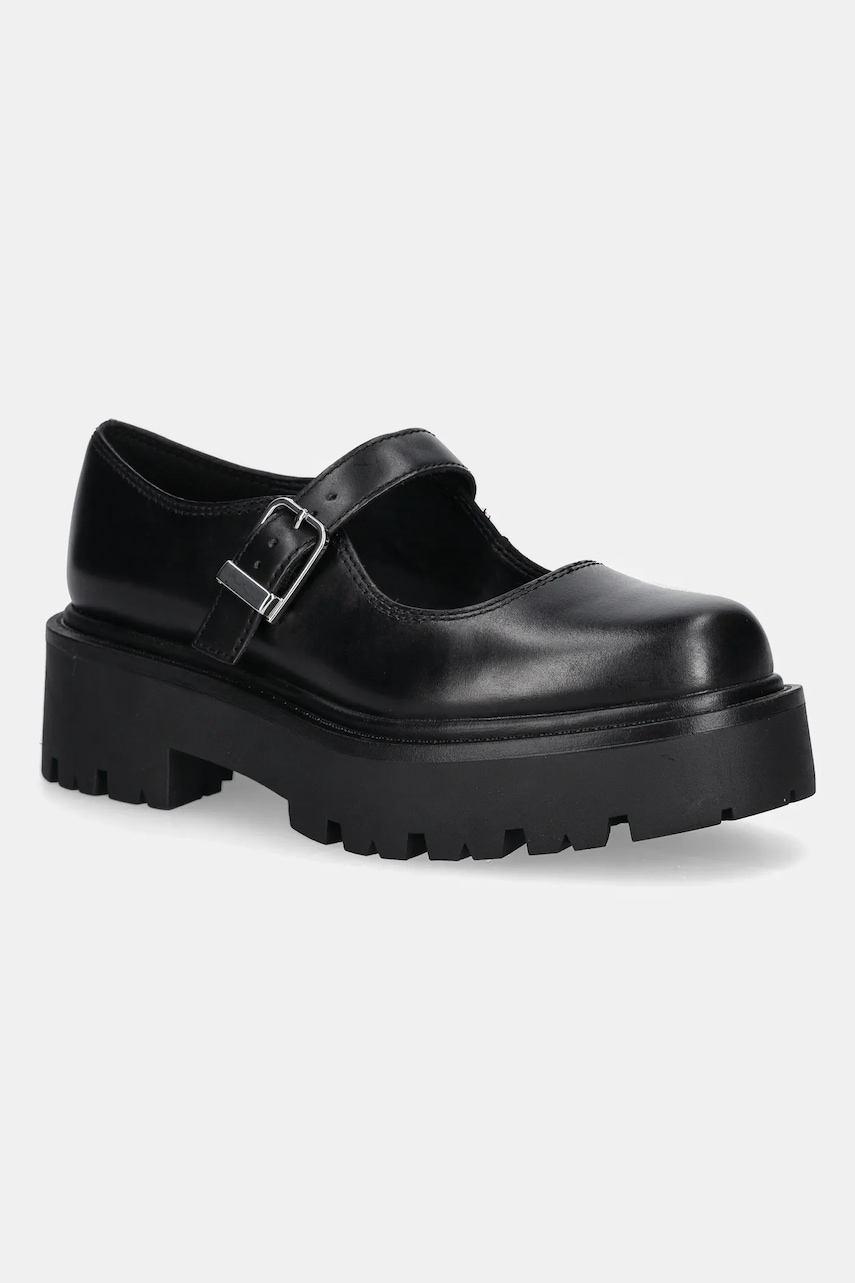 Aldo pantofi de piele ARIGON culoarea negru, cu platforma, 14058778