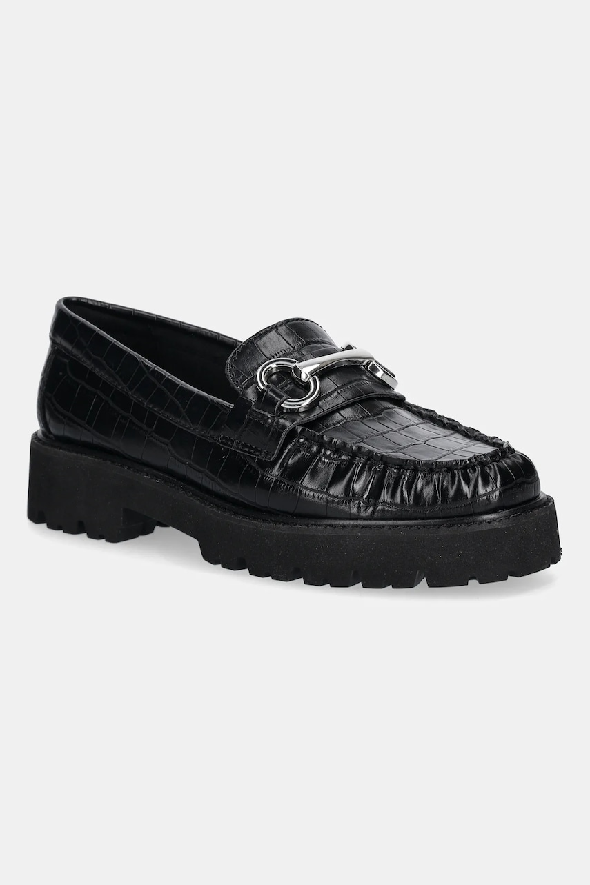 Aldo mocasini DANROSE culoarea negru, cu platforma, 14058759
