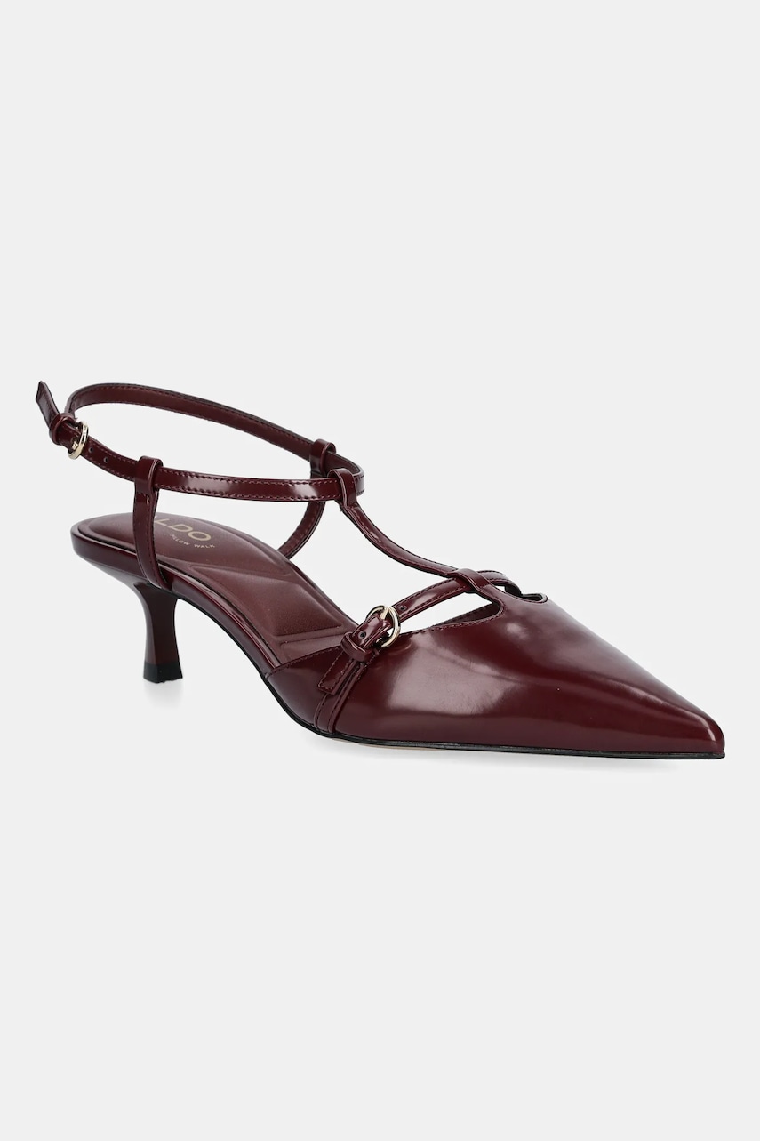 Aldo pantofi cu toc GALATRIX culoarea bordo, 14055185