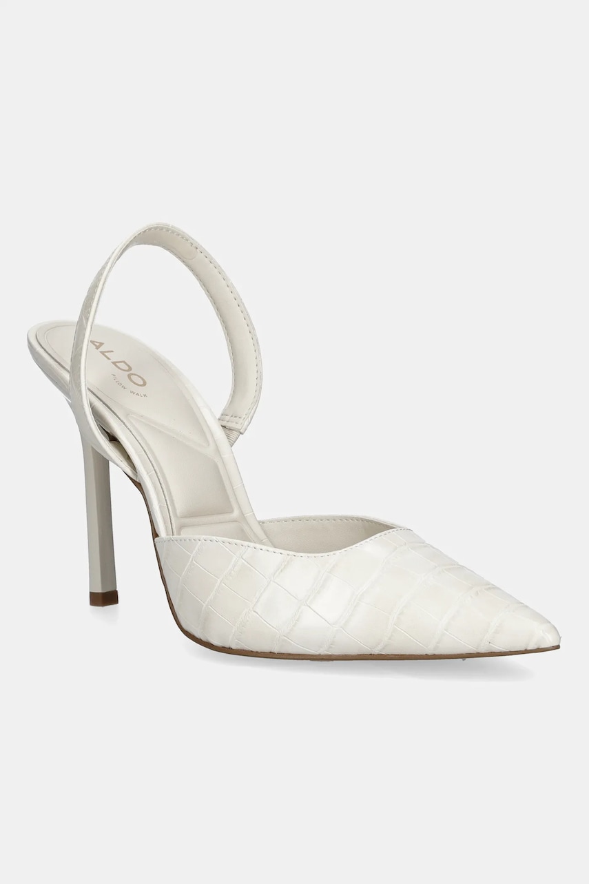 Aldo pantofi cu toc BEROLDEN culoarea bej, 14011252