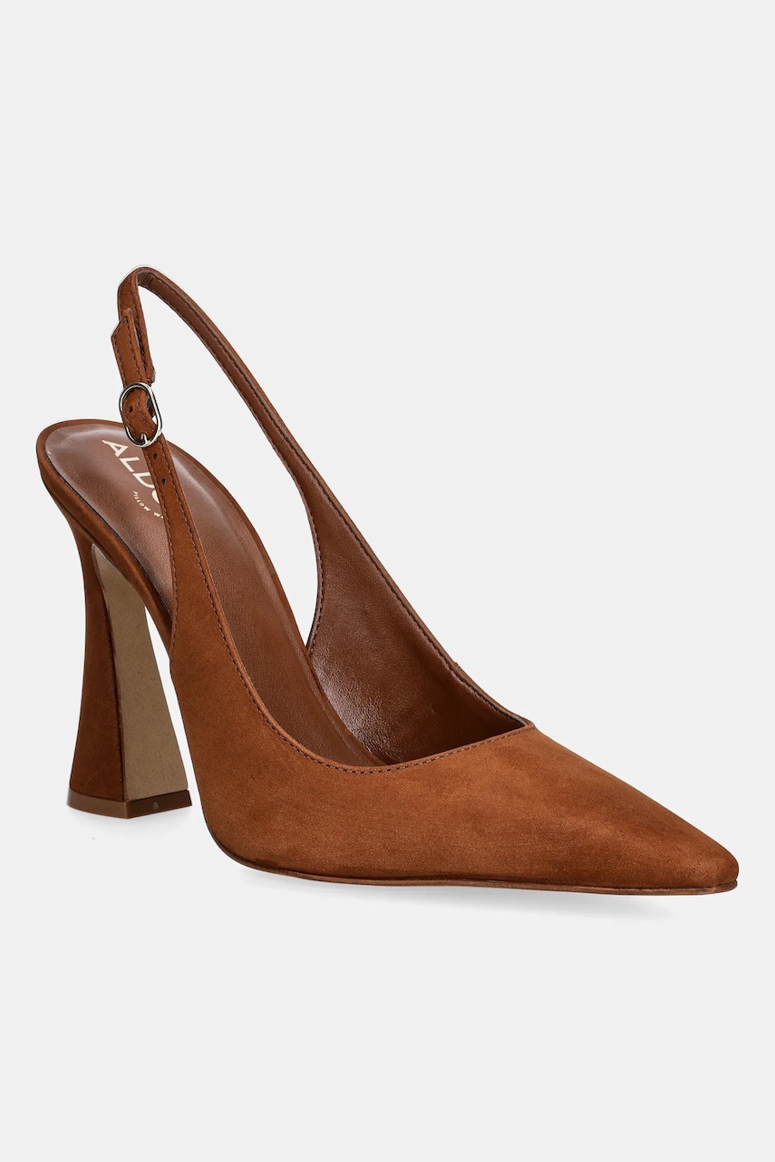 Aldo tocuri din piele întoarsă DAPHNEA culoarea maro, 14044774