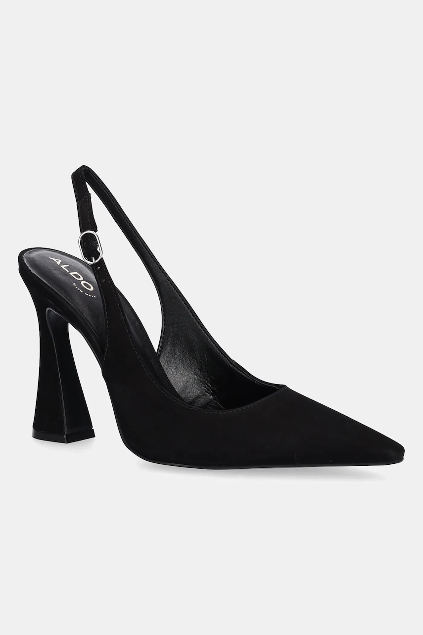 Aldo tocuri din piele întoarsă DAPHNEA culoarea negru, 14044775