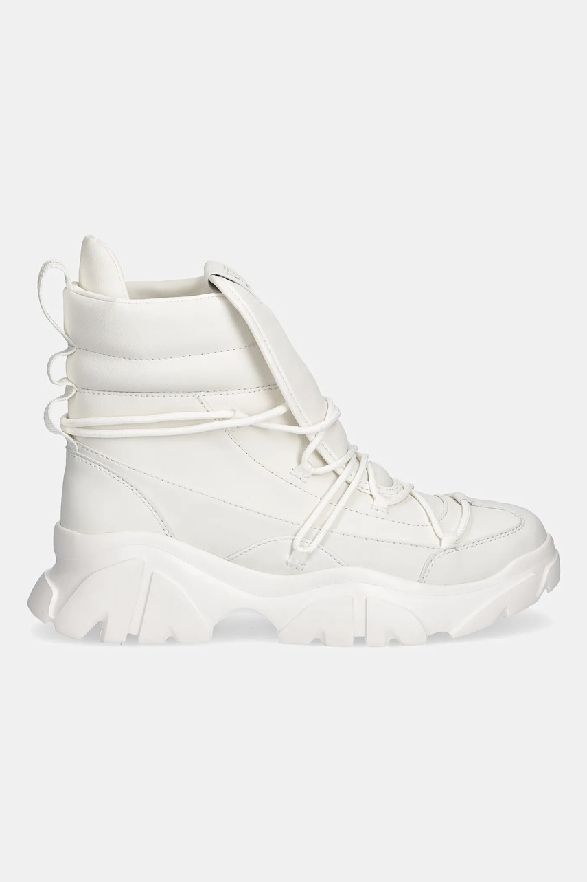 Ботинки EA7 Emporio Armani цвет бежевый на платформе AF18611.7X000335