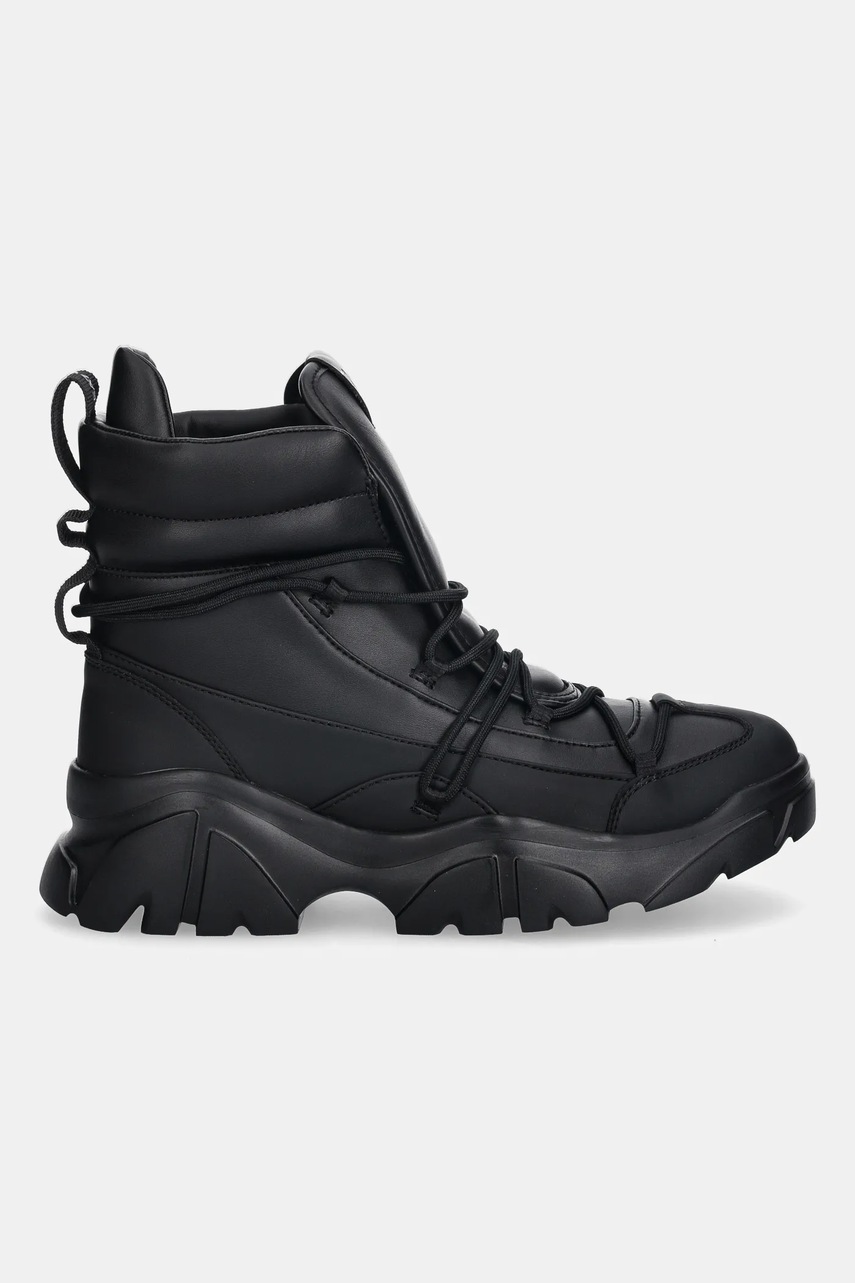 Ботинки EA7 Emporio Armani цвет чёрный на платформе AF18611.7X000335 Ботинки EA7 Emporio Armani цвет чёрный на платформе AF18611.7X000335