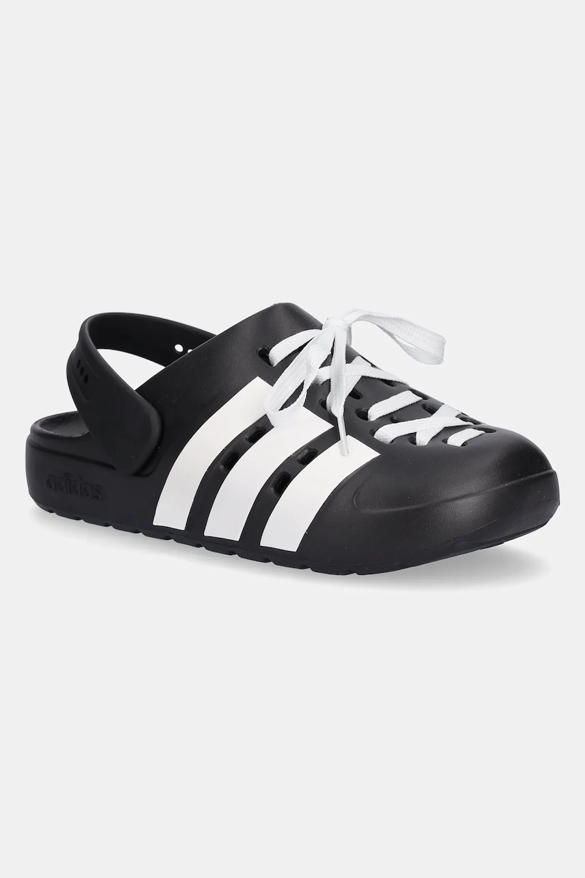 adidas papuci Adilette Clog 2.0 culoarea negru, JR4025