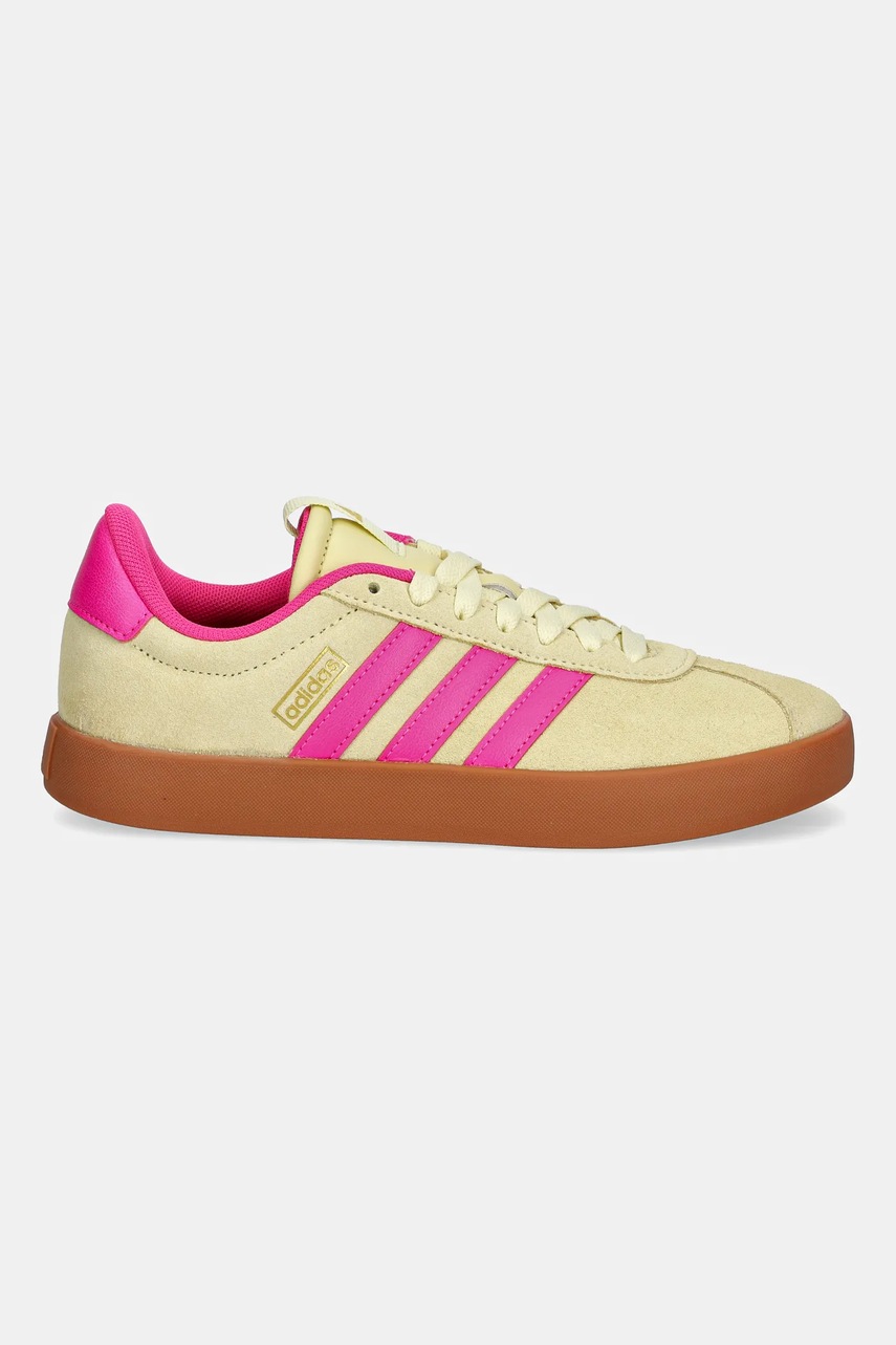 Кроссовки adidas Vl Court 3.0 цвет жёлтый JR8649