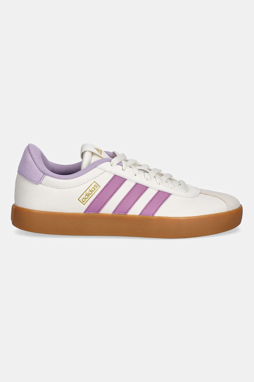Кроссовки adidas Vl Court 3.0 цвет бежевый JR8661 Кроссовки adidas Vl Court 3.0 цвет бежевый JR8661