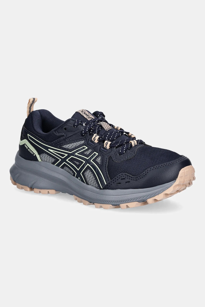 Asics pantofi TRAIL SCOUT 3 culoarea bleumarin, 1012B516.404