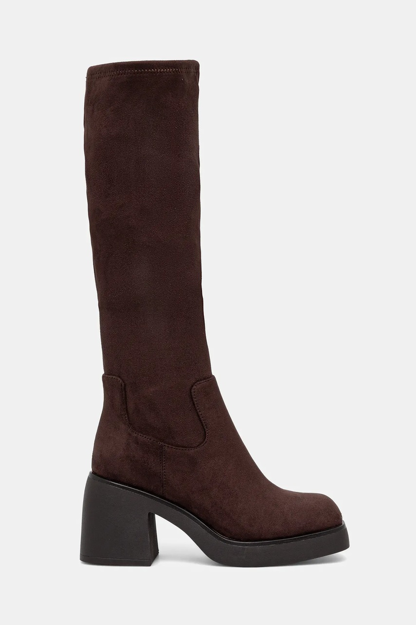 Сапоги Aldo AUSTER цвет коричневый каблук кирпичик 14115044