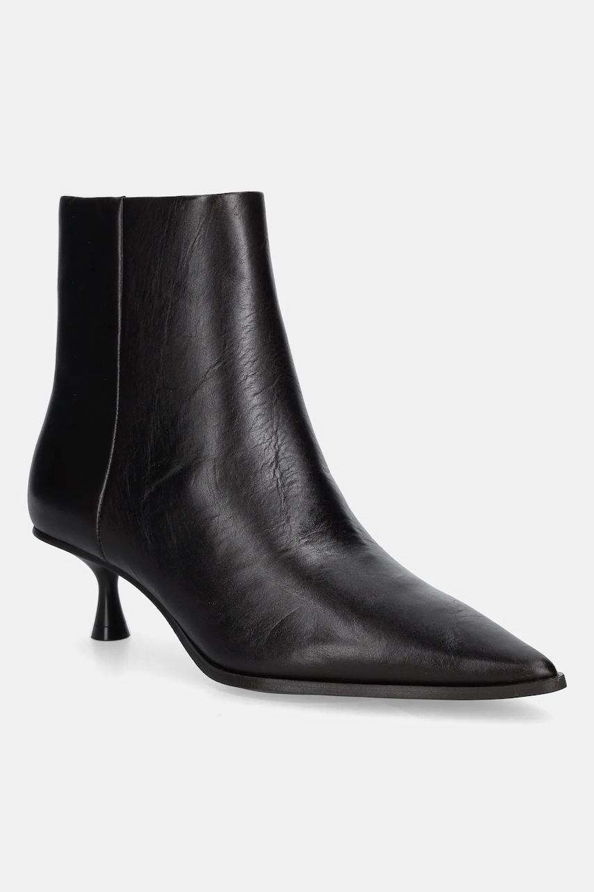 Aldo cizme de piele EMMALIE culoarea maro, cu toc cui, 14114951
