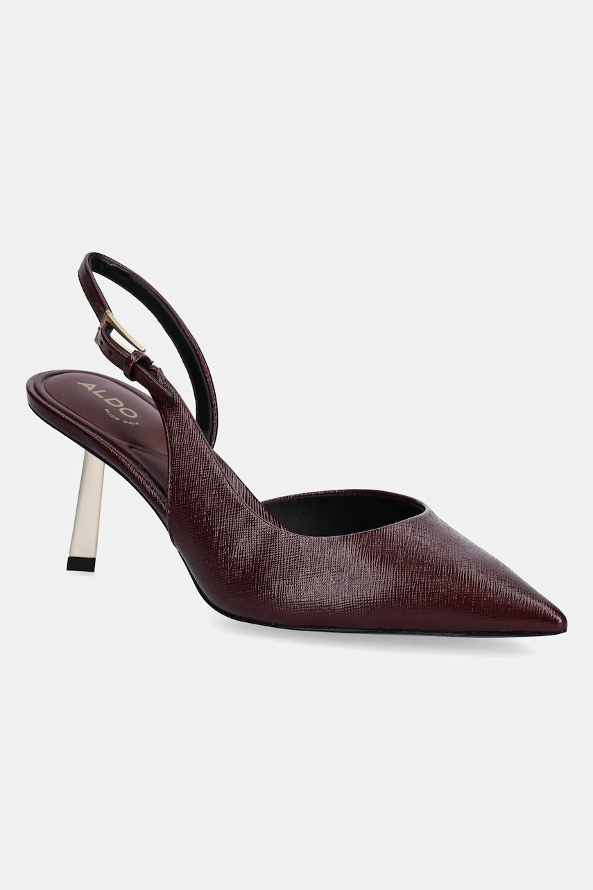 Aldo stilettos de piele JEANNY culoarea roșu, 14116812
