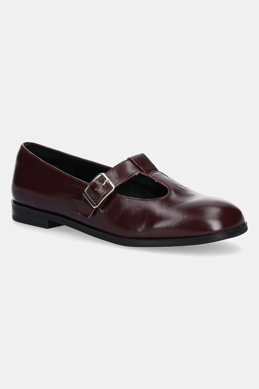 Aldo balerini de piele LOTHILARIN-IN culoarea bordo, 14114215