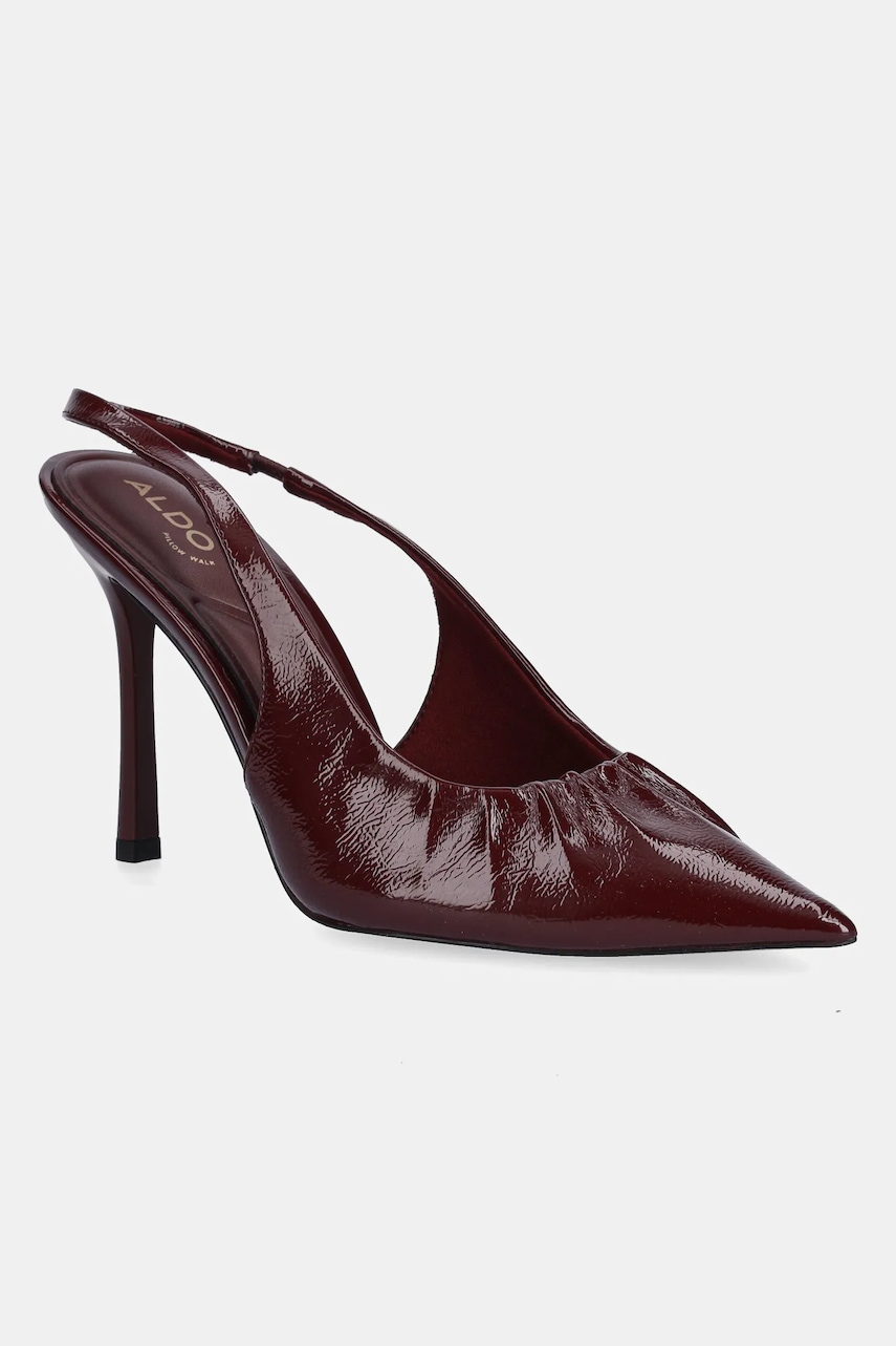 Aldo pantofi cu toc MYSTIE culoarea bordo, 14118353