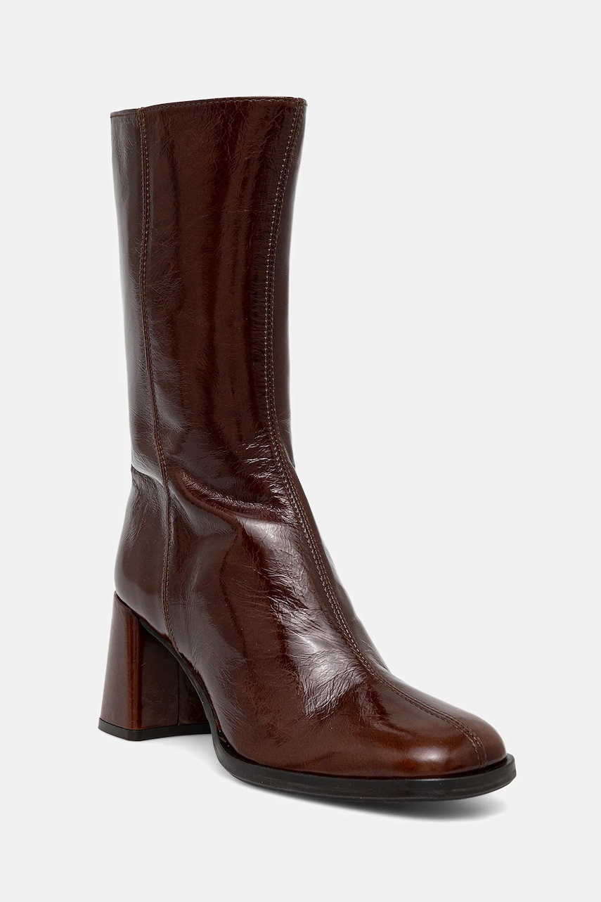 Billi Bi cizme de piele culoarea maro, cu toc drept, A9293 265