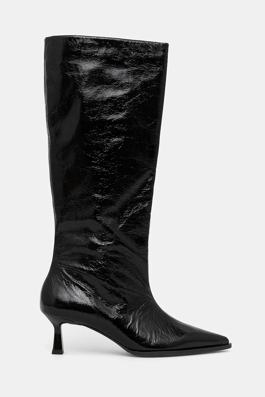 Кожаные сапоги Billi Bi цвет чёрный на шпильке A9354 260