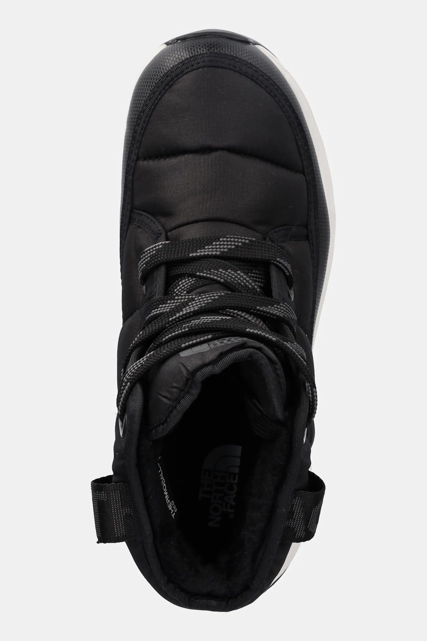 Παιδικές μπότες χιονιού The North Face Thermoball Lace Up χρώμα: μαύρο, NF0A817WKT01 φωτογραφία