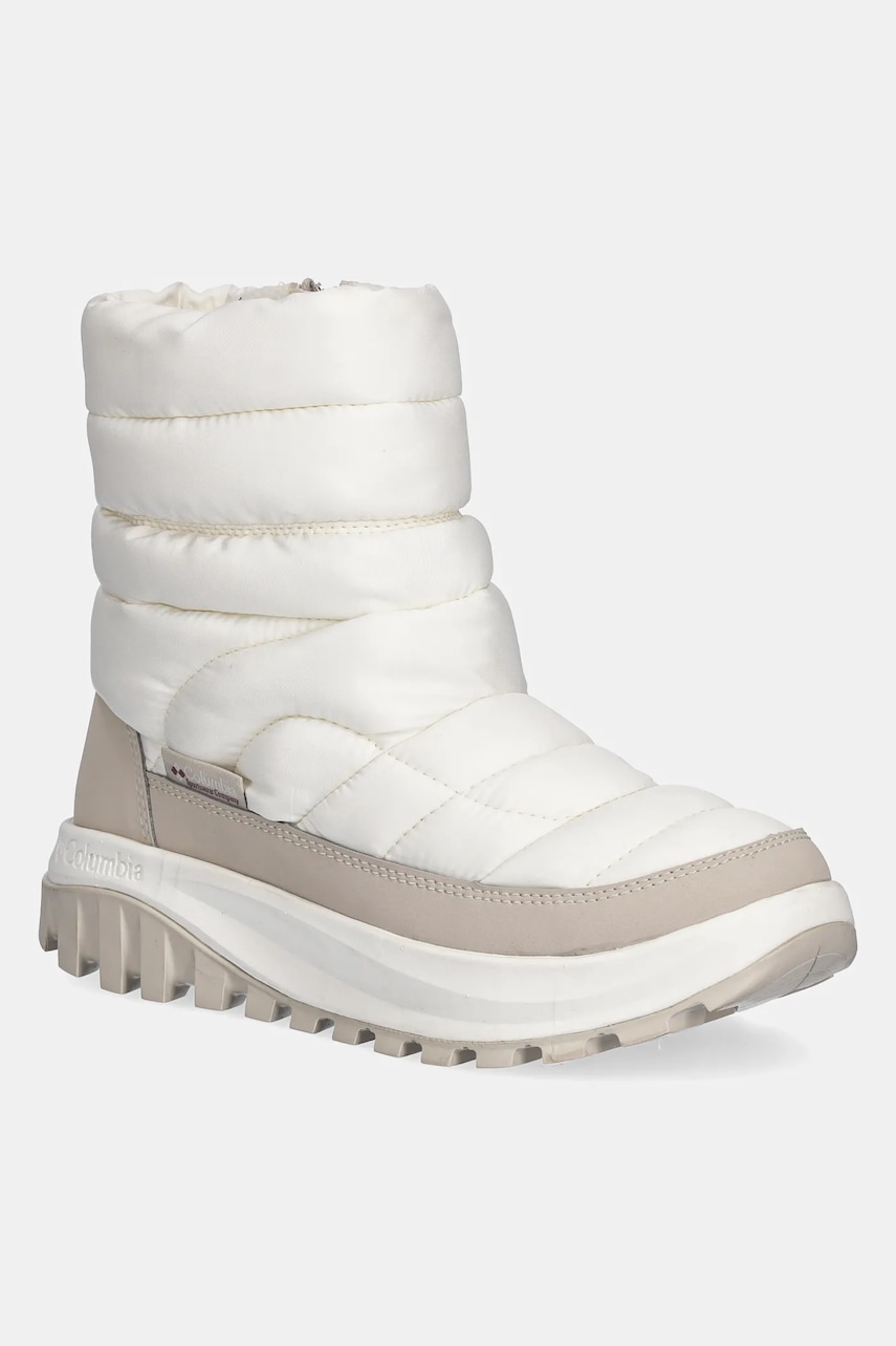 Columbia cizme de iarnă SNOWTROT MID culoarea bej, 2075111