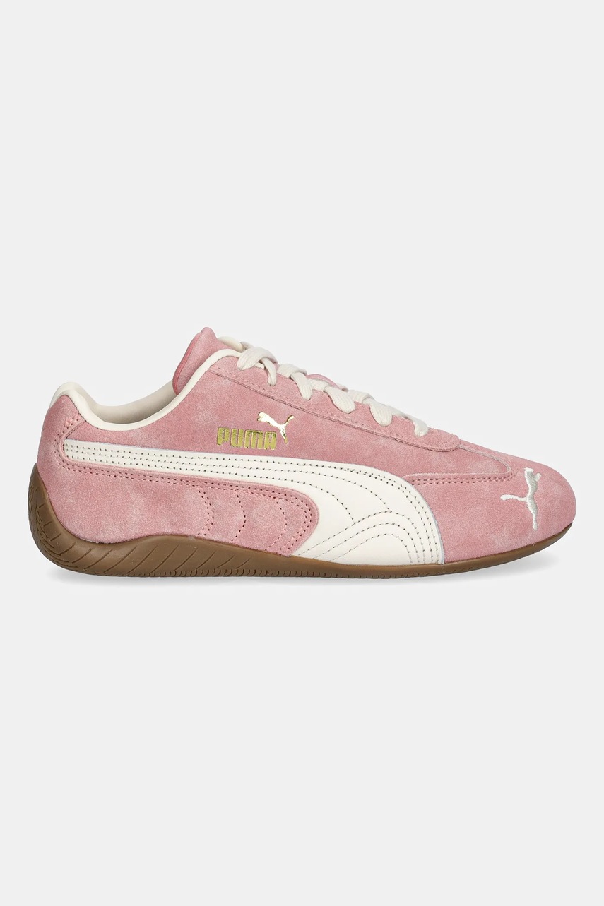 Замшевые кроссовки Puma Speedcat Faded цвет розовый 403688
