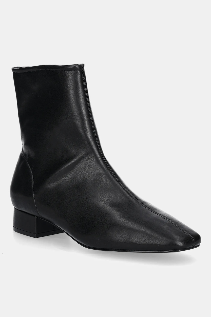 Aldo botine KATRINA culoarea negru, cu toc plat, 14146998