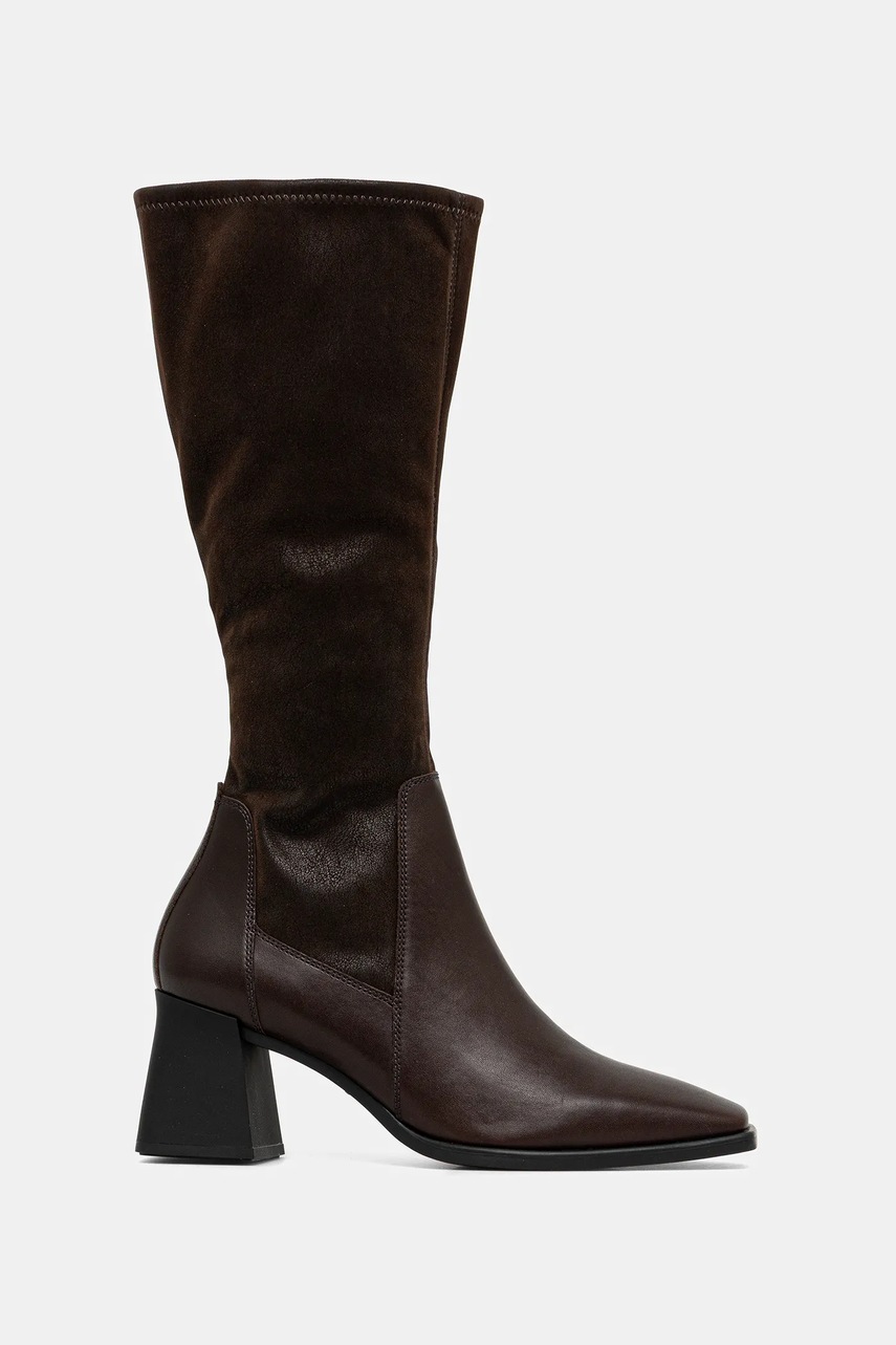 Кожаные сапоги Vagabond Shoemakers HEDDA цвет коричневый каблук кирпичик 5602-202-35