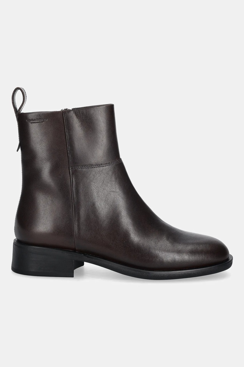 Кожаные полусапожки Vagabond Shoemakers SHEILA цвет коричневый на плоском ходу 5835-001-35 Кожаные полусапожки Vagabond Shoemakers SHEILA цвет коричневый на плоском ходу 5835-001-35