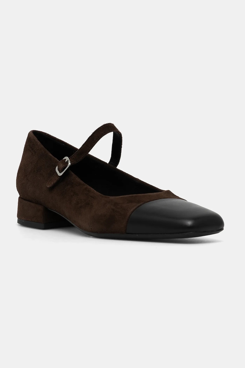 Vagabond Shoemakers pantofi de piele DEBBI culoarea maro, cu toc drept, 5918-049-29
