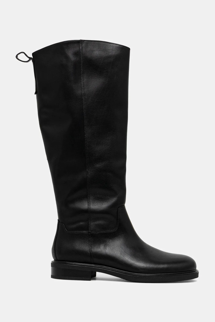 Кожаные сапоги Vagabond Shoemakers FREYA цвет чёрный на плоском ходу 6006-001-20 Кожаные сапоги Vagabond Shoemakers FREYA цвет чёрный на плоском ходу 6006-001-20