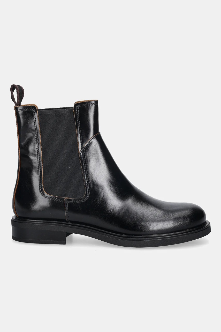 Кожаные полусапоги Vagabond Shoemakers FREYA цвет чёрный на плоском ходу 6006-199-20