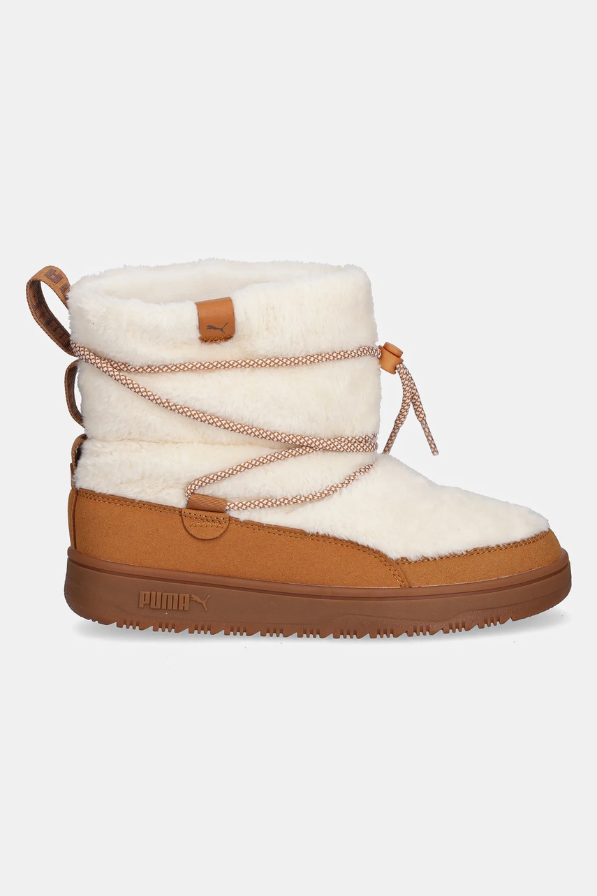 Зимние сапоги Puma Snowbae Suede Wns цвет коричневый 402175