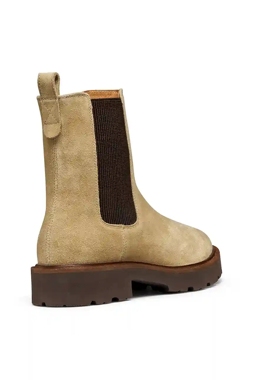 Semišové boty Geox D NORIZE