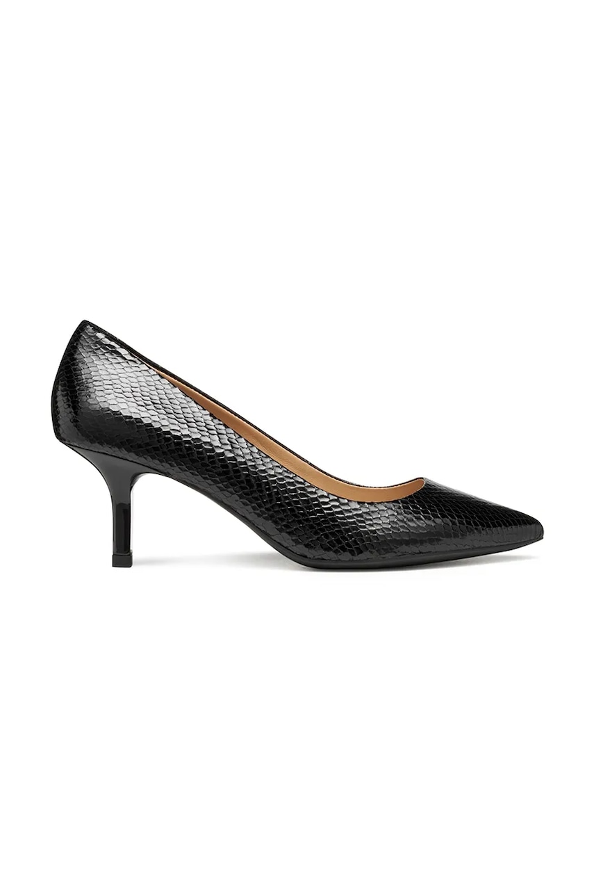 Geox stilettos de piele D KLEOPY culoarea negru, D55YBA 000KY C9999