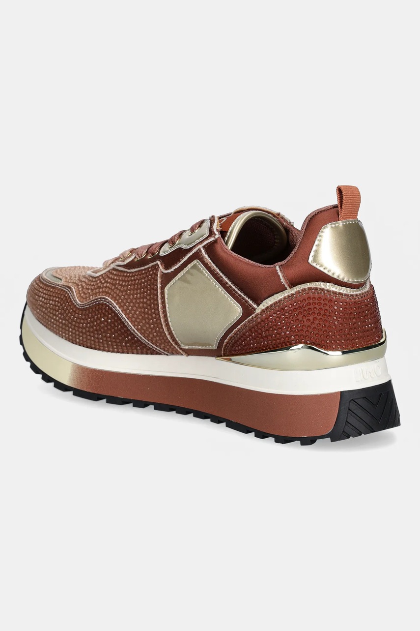 Αθλητικά Liu Jo LIU JO MAXI WONDER 01 χρώμα: καφέ, BF5009TX001S3917 φωτογραφία