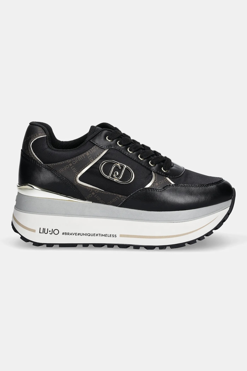 Levně Tenisky Liu Jo LIU JO MAXI WONDER PLUS 01 dámské, černá barva, BF5011PX77622222
