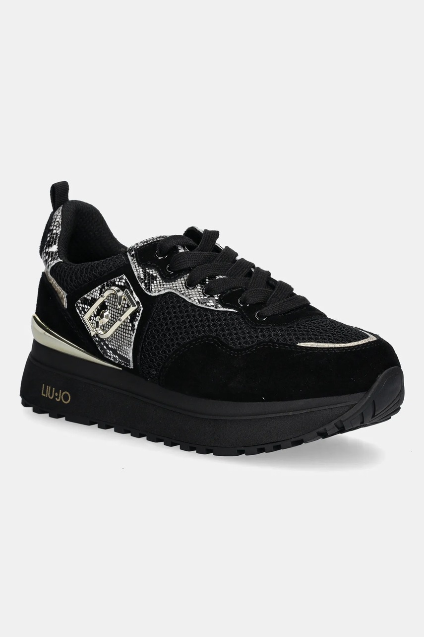 Tenisky Liu Jo LIU JO MAXI WONDER 01 dámské, černá barva, BF5009PX68422222