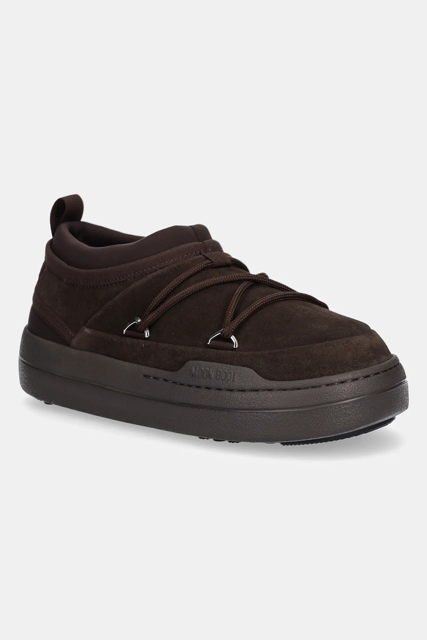 Levně Sněhule Moon Boot MB PARK ICON SUEDE hnědá barva, 80D2470170 M010