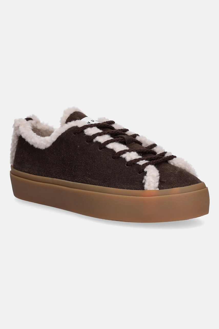 Inuikii pantofi Shearling Low culoarea maro, 1001.001.0242.152