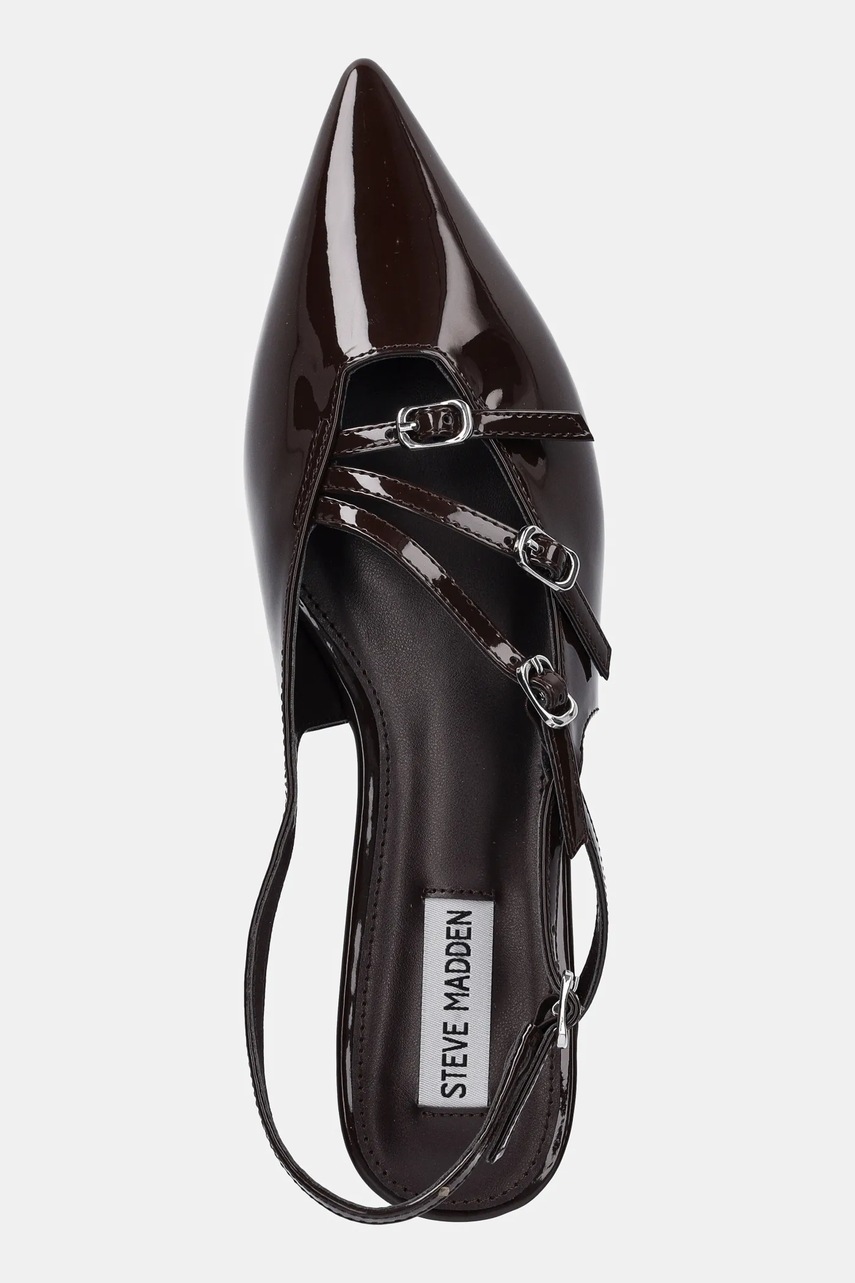 Μπαλαρίνες Steve Madden Cianna χρώμα: καφέ, 11003709 φωτογραφία