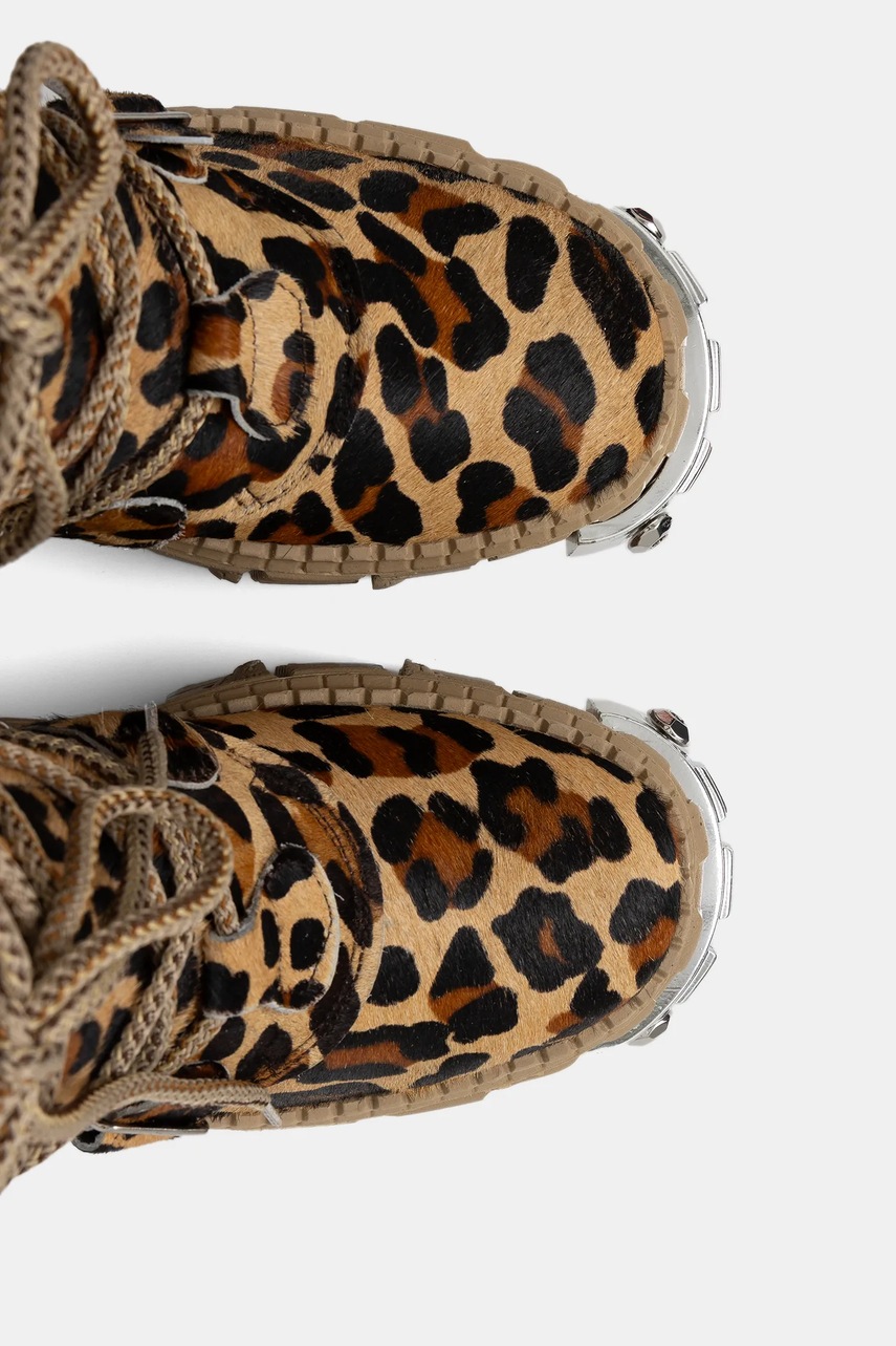 Kožené workery New Rock PELO LEOPARDO CUERO (obrázek 4)