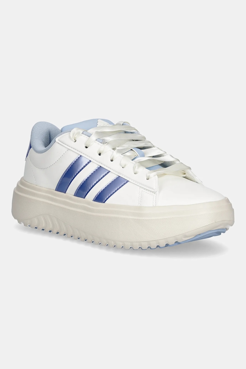 adidas sneakers Grand Court Platform culoarea bej, JR0706