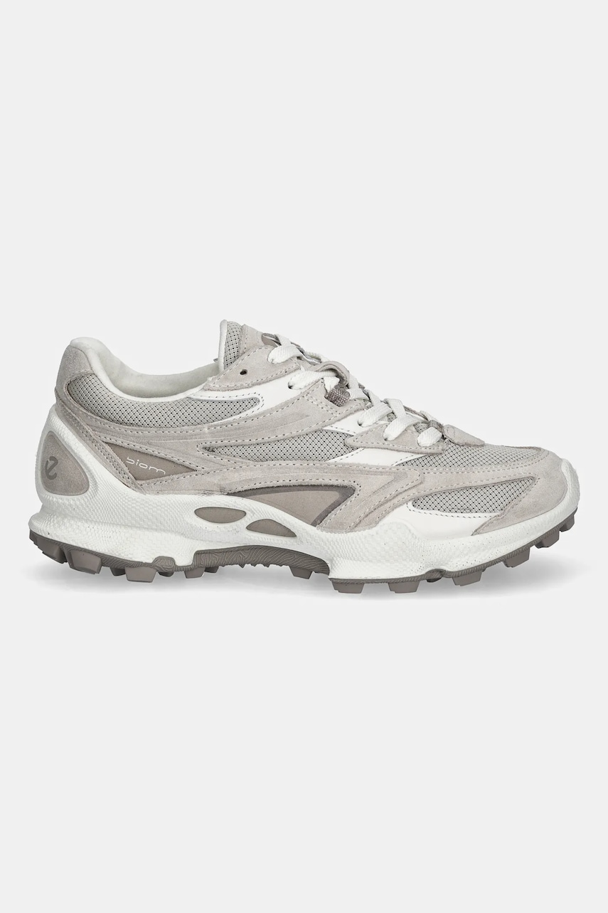 Ecco sneakers din piele întoarsă BIOM C-Trail Retro culoarea bej, 803473-61421