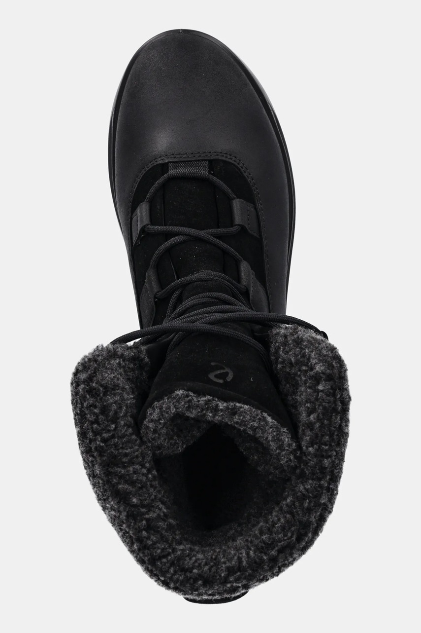 Δερμάτινες μπότες χιονιού Ecco Solice Mid Wp 200G Pl χρώμα: μαύρο, 420213-51052 φωτογραφία