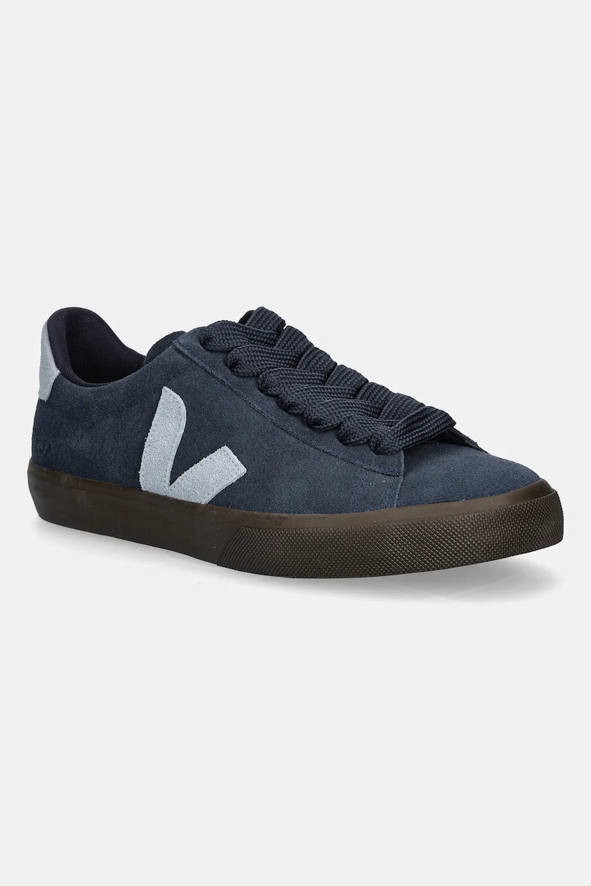 Veja sneakers din piele intoarsă Campo culoarea albastru marin, CP0320806A