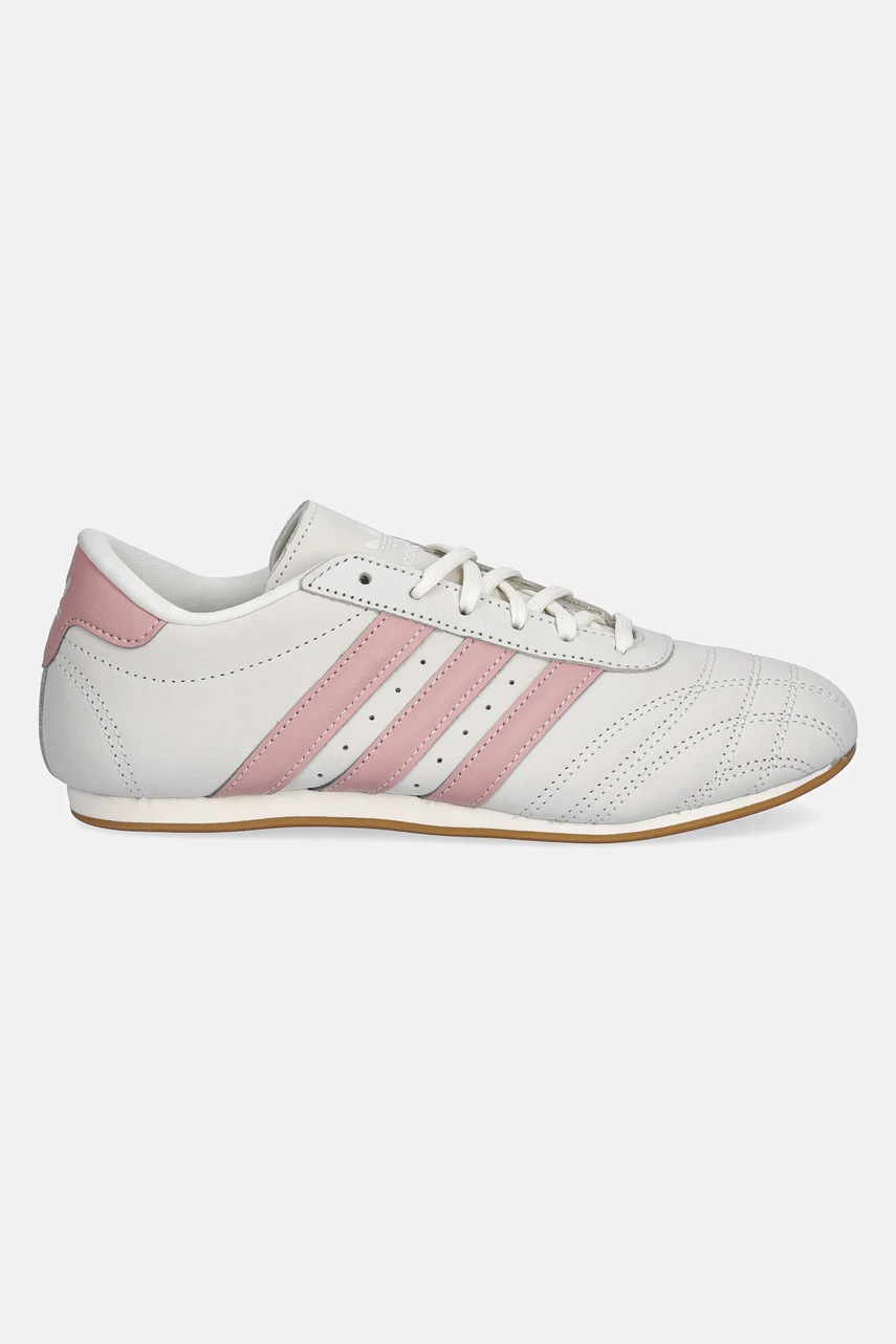 Кожаные кроссовки adidas Originals Taekwondo Lace цвет серый JQ4312