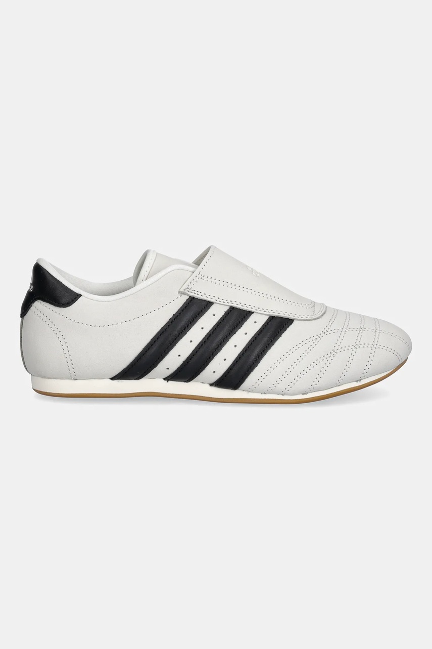 Кожаные кроссовки adidas Originals Taekwondo цвет бежевый JS4525
