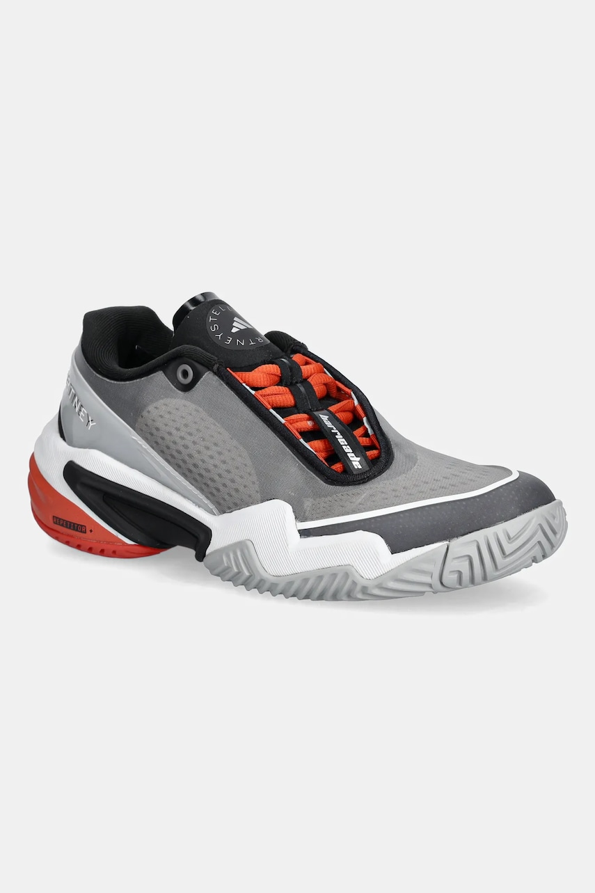 Levně Tréninkové boty adidas by Stella McCartney Barricade dámské, šedá barva, JR3285