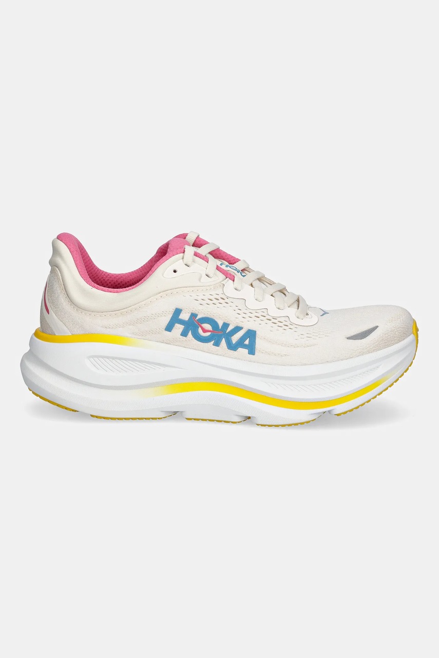 Обувь для бега Hoka Bondi 9 цвет бежевый 1162012 Обувь для бега Hoka Bondi 9 цвет бежевый 1162012